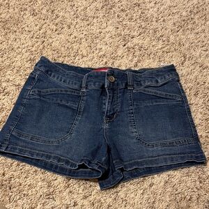 UNIONBAY Dark Blue Women's Jean Shorts